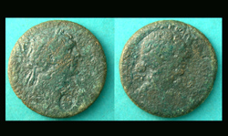 Cilicia, Anazarbus, Trajan and Plotina, Rare!